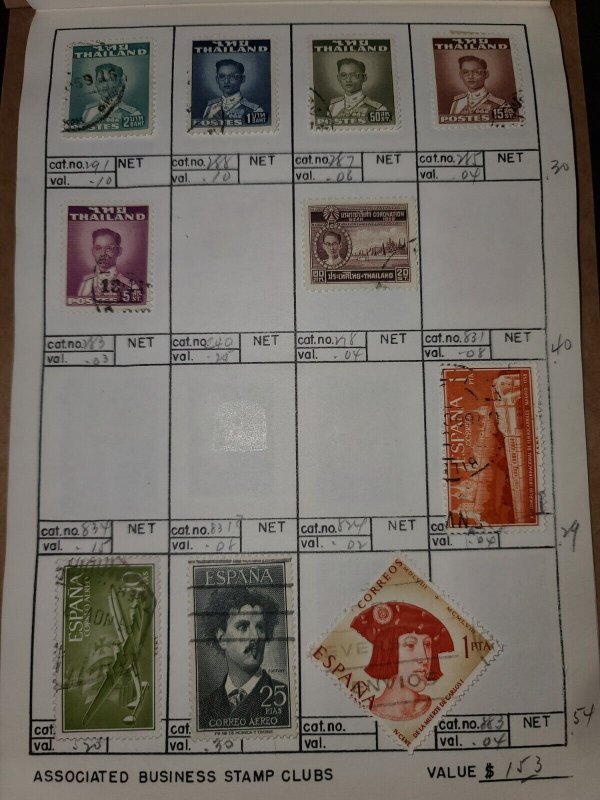 Dealer Stamp Approval Book Mixed Countries