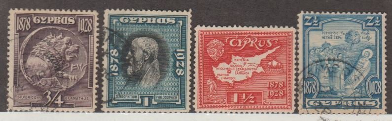 Cyprus Scott #114-117 Stamp - Used Set