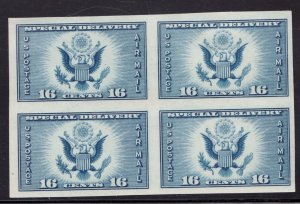 U S BOB Stamps SC771 - 16c Imperf Airmail / Special Delivery MNGAI w/hinge CV$10