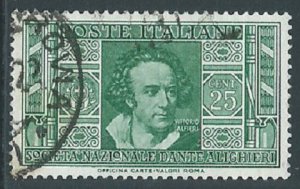 Italy, Sc #271, 25c Used