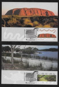 Australia 1311-4 1993 World Heritage Sites Maxi Card FDC set