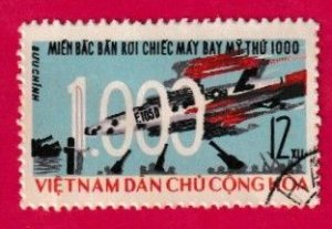 VIETNAM NORTH SCOTT#423 1972 1000th US AIRCRAFT SHOT DOWN - USED