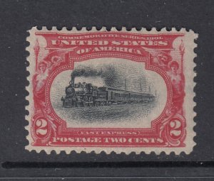 US #295 2c PanAmerican Train (Never Hinged) Very nice cv$37.50