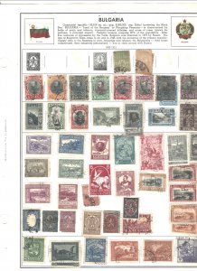 BULGARIA 188 -1988 COLLECTION USED. MH&CTO APROX.30pages SHIPPING 200Gr(NOPag)