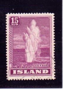 Iceland  Scott#  203  Used
