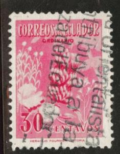 Ecuador Scott 591 used 1954 stamp 