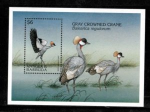 Antigua 1997 - Birds, Animals - Souvenir Stamp Sheet - Scott #2061 - MNH