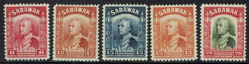 SARAWAK 1934 RAJA BROOKE RANGE TO 20C