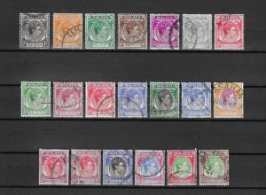 MALAYA/MALACCA 1949/52 SG 3/17 USED Cat £180