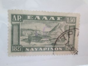 Greece #338 used  2024 SCV = $0.35