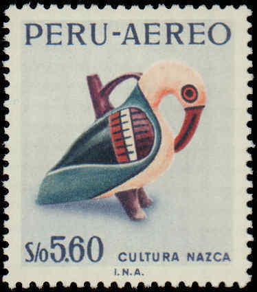 1968 Peru #C218-C222, Complete Set(5), Never Hinged