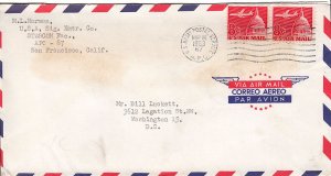 United States A.P.O.'s 8c Airliner Over Capitol (2) 1963 U.S. Army Postal Ser...