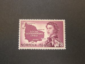 Norfolk Island 1960 Sc 42 MH