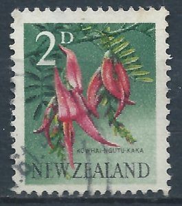 New Zealand 1960 - 2d Flower Definitive - SG783 used