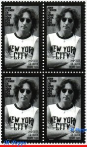 21-01 BRAZIL 2021 JOHN LENNON IN NEW YORK by BOB GRUEN, MUSIC, ROCK,  BLOCK MNH