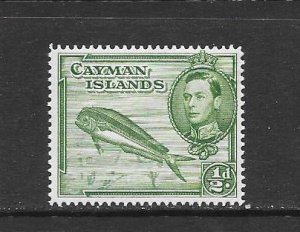 FISH - CAYMAN ISLANDS #101a  MNH