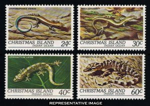 Christmas Islands Scott 112-115 Mint never hinged.