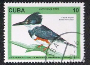 CUBA Sc# 3731  JUAN GUNDLACH BIRDS 10c   1996  used cto