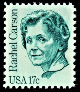 US 1857 MNH VF 17 Cent Rachel Carson Enviromentalist Overall Tagging