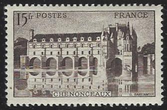 France #473 Mint Hinged Lilac Brown Single (H7)