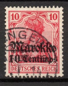 [AC] German Offices in Morocco 1911 Sc #47 Mi 48 *Used*