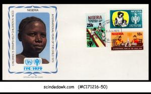 NIGERIA - 1979 INTERNATIONAL YEAR OF THE CHILD - 3V - FDC