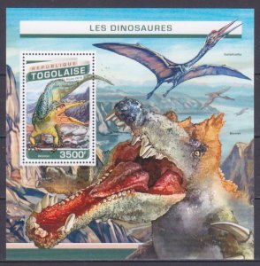 2016 Togo 7723/B1355 Dinosaurs 13,00 €