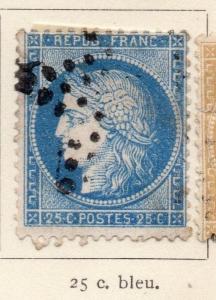 France 1871-75 Early Issue Fine Used 25c. 213838