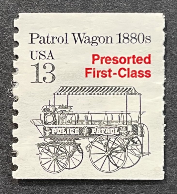 US #2258 Used - 13c Patrol Wagon 1880s (Misperf / Freak / Error ???) [US48.3.2]