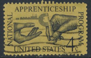 USA  SC#  1201   Used 1962 Apprenticeship Program  see scan