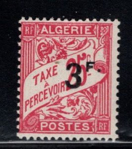 ALGERIA Scott J20 MH* Postage due stamp