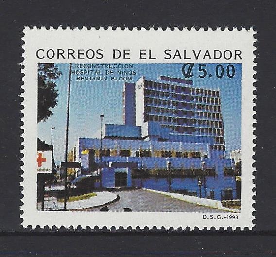 EL SALVADOR BENJAMIN BLOOM CHILDREN'S HOSPITAL Sc 1346 MNH 1993