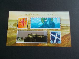 GB QEII 2006 Celebrating Scotland Miniature Sheet MSS133 Cat £6 & Face Value £4+