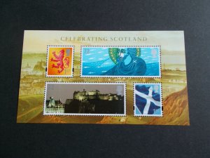 GB QEII 2006 Celebrating Scotland Miniature Sheet MSS133 Cat £6 M/N/H