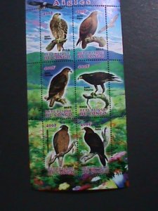 ​CONGO-2012- WORLD FAMOUS EAGLES- MNH S/S-VERY FINE WE SHIP TO WORLD WIDE.