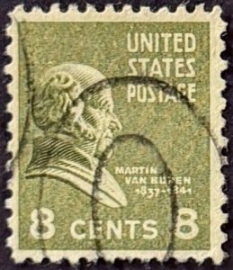 US stamp #813 used