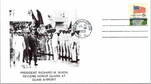 1969 Pres Nixon Reviews Honor Guard at Guam Airport - Washington - F29957 