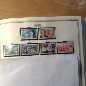 France  #  757-62  MLH