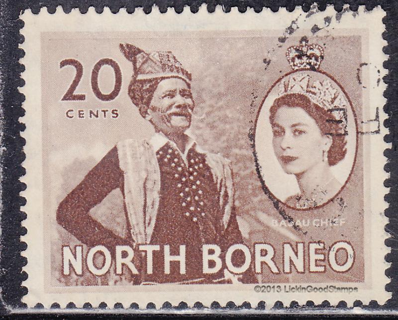 North Borneo 269 Bajau Chief 1954