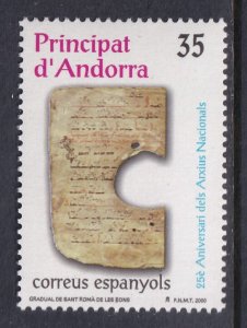 Andorra Spanish 268 MNH VF