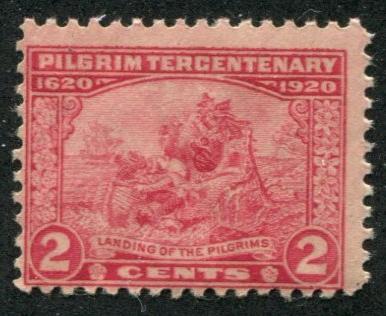 USA  SC# 549 Landing of the Pilgrims 2c MH