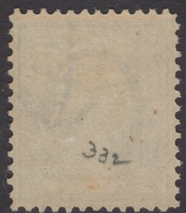 US #340 15c Pale Ultramarine Washington MINT HINGED SCV $67.5