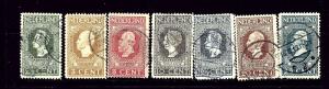 Netherlands 90-96 Used 1913 partial set 