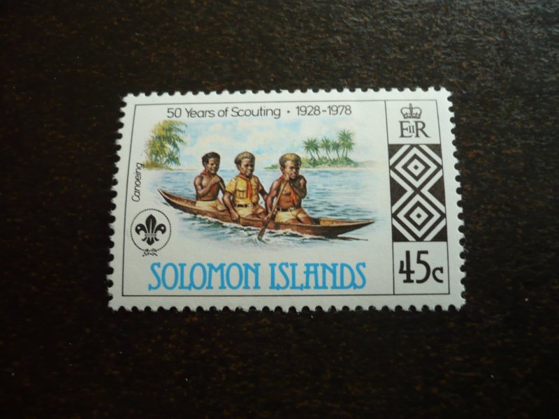 Stamps - Solomon Islands - Scott# 380 - Mint Never Hinged Part Set of 1 Stamp