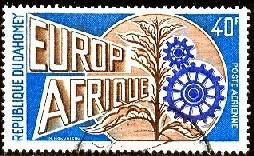 Europafrica Issue 1973, Dahomey stamp SC#C190 used