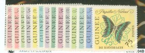 Guinea #291-304 Unused Single (Complete Set)