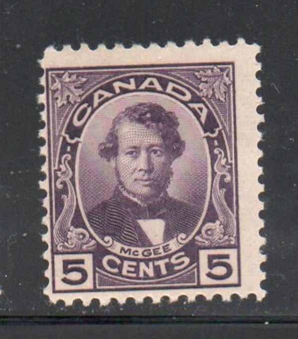 Canada Sc 146 1927 5 c McGee stamp mint NH