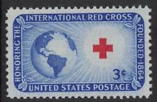 SCOTT # 1016 INTERNATIONAL RED CROSS SINGLE GEM  MINT NEVER HINGED  !!