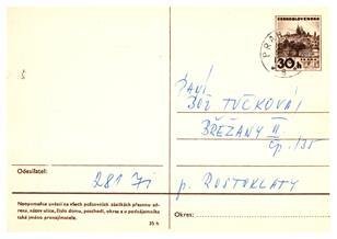 Czechoslovakia, Worldwide Government Postal Card