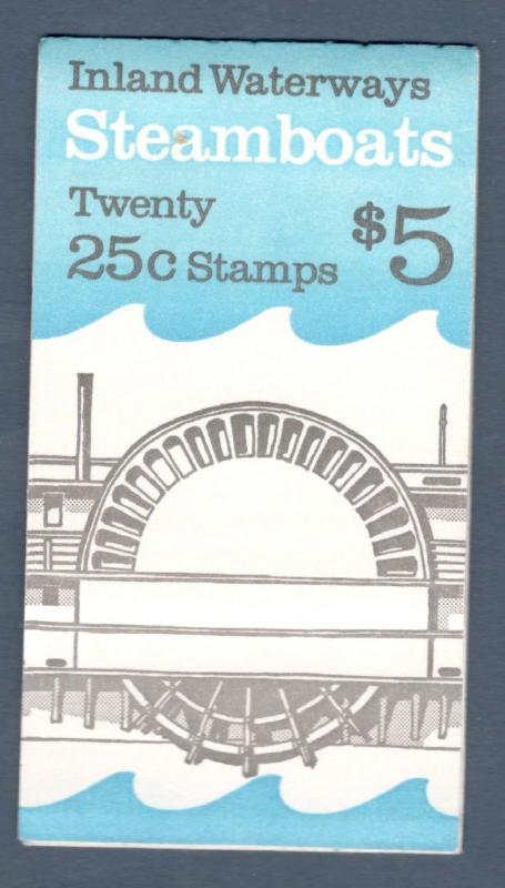 BK166 Steamboats Booklet Of 20 Mint/nh Selling @ Face